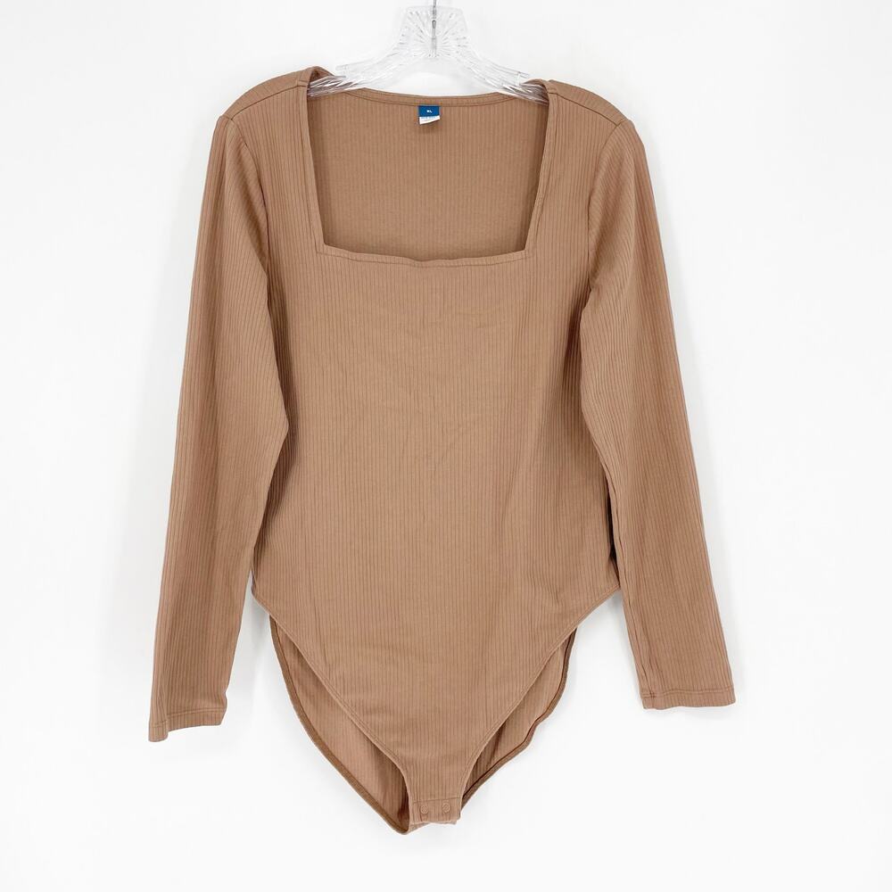 Old Navy Long Sleeve square Neckline Bodysuit Size XL
